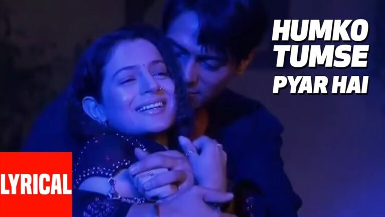 Humko Tumse Pyaar Hai Lyrics in Hindi