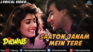 Saaton Janam Mein Tere Lyrics in Hindi